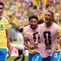 Casemiro dari Timnas Brasil melakukan selebrasi setelah mencetak gol pertama timnya pada pertandingan babak 32 besar Piala Dunia antara Brasil dan Jepang di Houston, Selasa, 30 Juni 2026. (AP Photo/Ashley Landis)