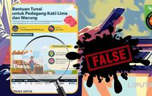 Cek Fakta: Hoaks Link Pendaftaran Bantuan Tunai buat PKL dan Warung