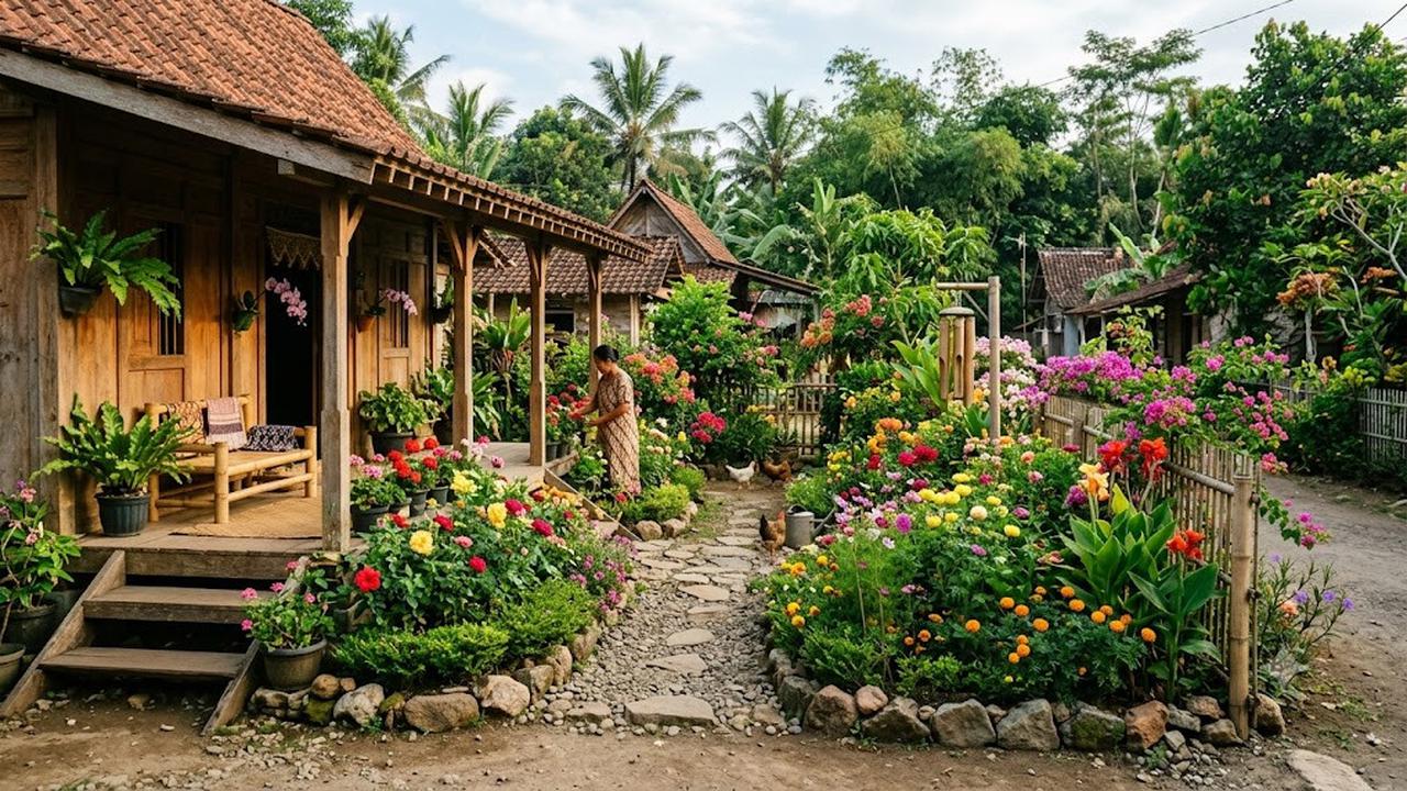 Bikin Halaman Rumah Kampung Lebih Hidup: 11 Inspirasi Kebun Bunga