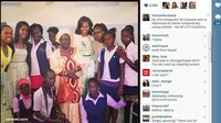 Buat Akun Instagram, Michelle Obama Share Aktivitasnya