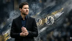 Xabi Alonso, Chelsea. (Foto by Gemini AI)