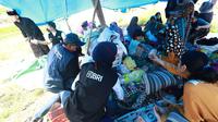 BRI melalui CSR BRI Peduli terjun langsung membantu warga terdampak gempa Cianjur di Jawa Barat.