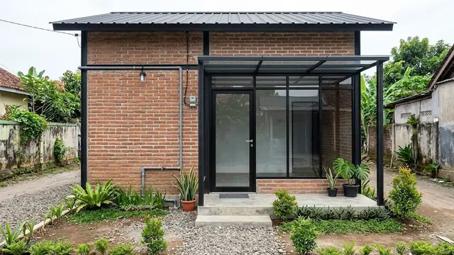 Rumah Industrial Ekspos, Model Rumah 30 Juta Hemat Finishing