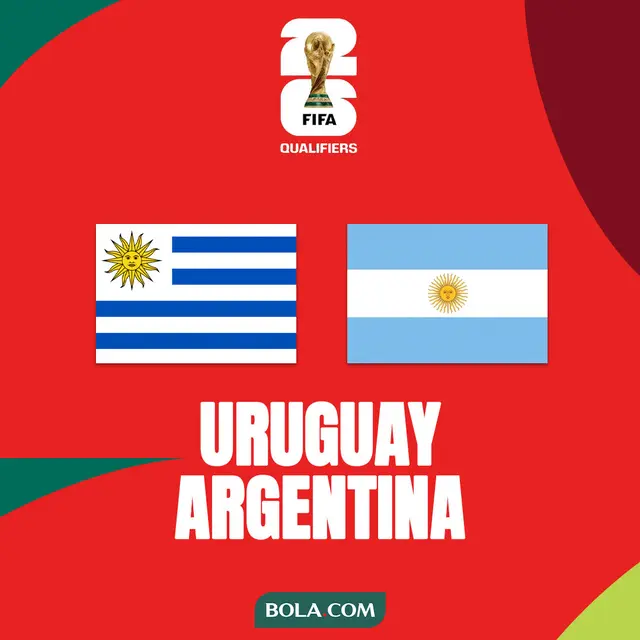 Link Live Streaming Kualifikasi Piala Dunia 2026 Uruguay Vs Argentina