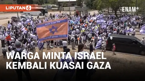 VIDEO: Enggan Berdamai dengan Hamas, Warga Minta Israel Kembali Duduki Gaza