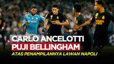 Berita video Carlo Ancelotti ungkapkan rasa kagumnya dengan penampilan Jude Bellingham setelah Real Madrid menang atas Napoli di Liga Champions.