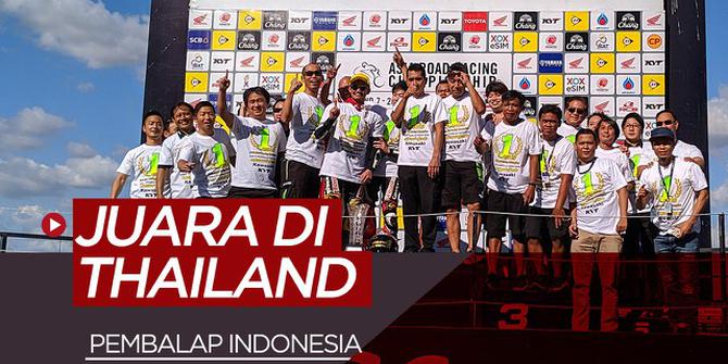 VIDEO: Menjadi Saksi Pembalap Indonesia Juara di Sirkuit Buriram, Thailand