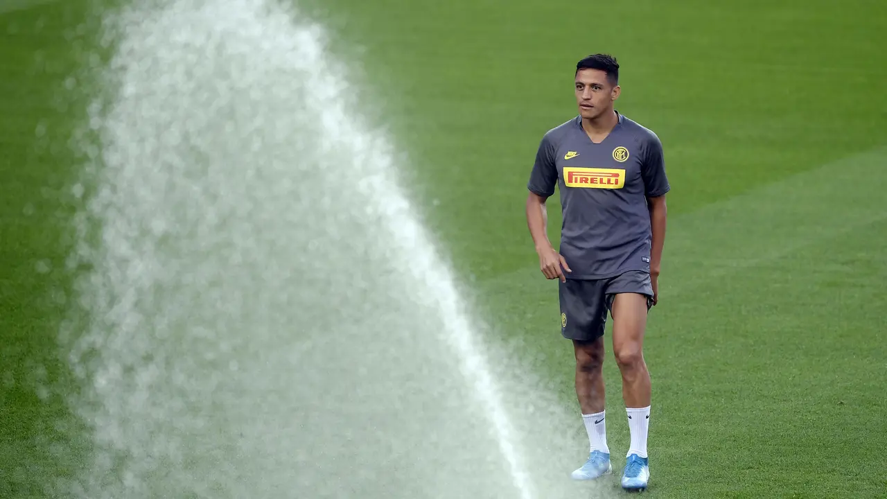 Intip Pemain Inter Milan Latihan Jelang Lawan Barcelona