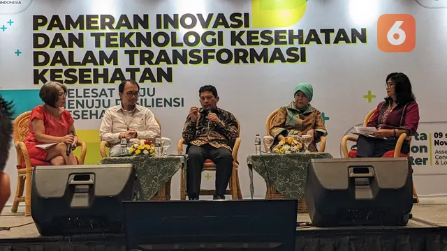 Peringatan Hari Kesehatan Nasional ke 59 bersama IPMG di Jakarta Selatan, Jumat (10/11/2023).
