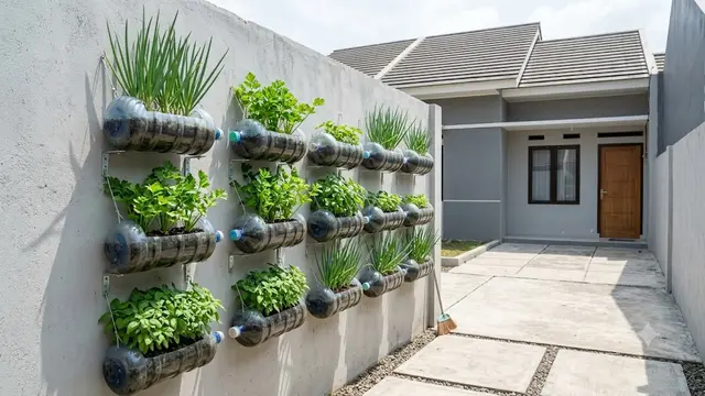 Kebun Sayur Model Dinding