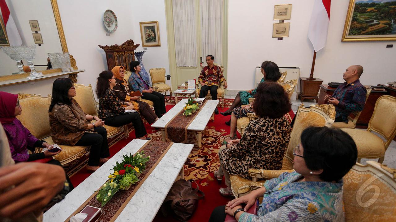 Pansel KPK Temui Presiden Jokowi di Istana