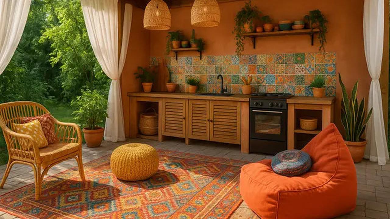 7 Inspirasi Model Rumah Sederhana dengan Dapur Outdoor Tren 2025, Nyaman untuk Kumpul Keluarga