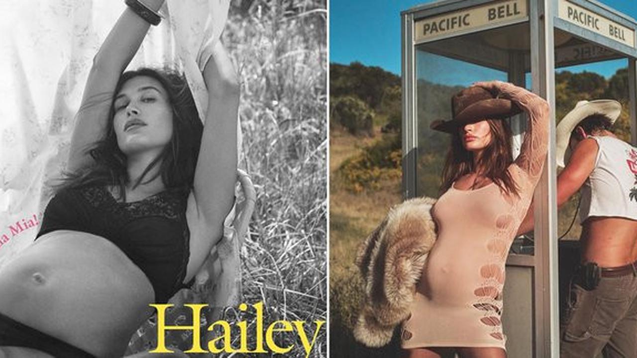 Maternity Shoot Hailey Bieber, Pamer Baby Bump - Body Tetap Langsing