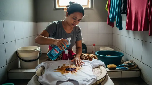 Cara Menghilangkan Noda Minyak di Baju