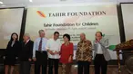 Jokowi menghadiri acara peresmian Tahir Fondation for Children di Auditorium Mayapada Hospital, Jakarta (Liputan6.com/Herman Zakharia)