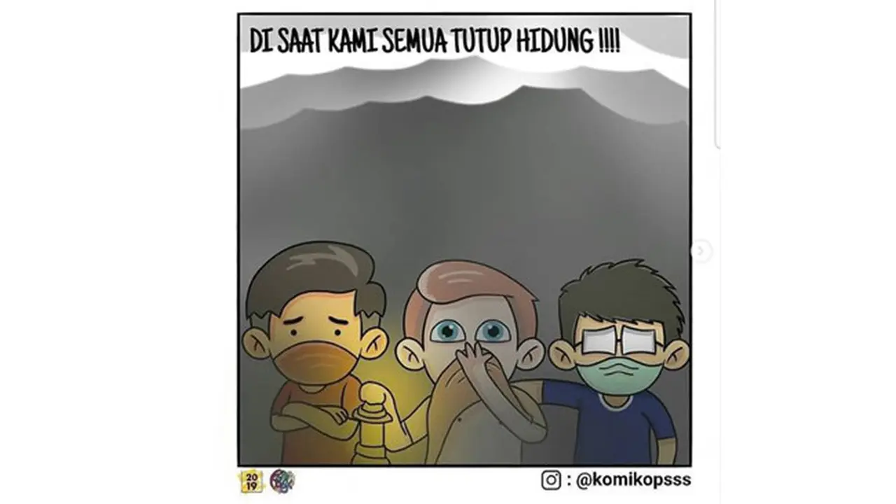 Sindir Bencana Kabut Asap, Warganet Buat Ilustrasi Keren #MelawanAsap
