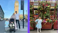 Kartika Putri Liburan di London bersama suami dan dua anak mereka (Foto: instagram kartikaputriworld)