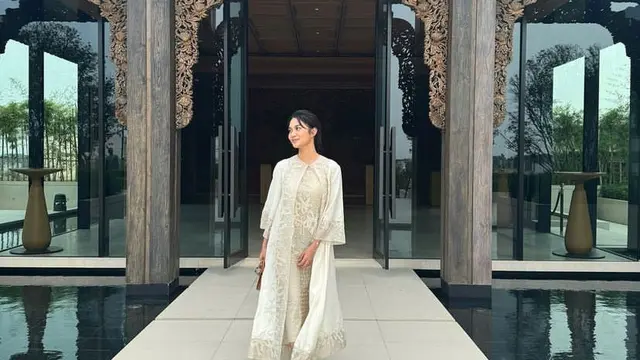 Azizah Salsha hadir di Siraman Aaliyah Massaid. [@azizahsalsha_]