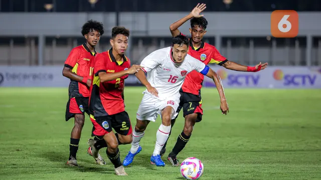 Foto: Lanjutkan Tren Positif, Timnas Indonesia U-20 Tekuk Timor Leste 3-1 di Kualifikasi Piala Asia U-20 2025