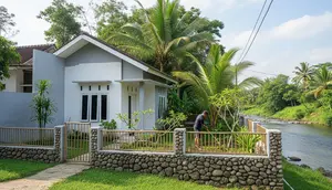 10 Inspirasi Rumah dengan Kebun Menghadap Sungai yang Asri dan Menenangkan