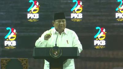 Prabowo Terharu Kader PKB Pakai Kaus 'Prabowonomics': Ini Akal-akalan Gus Imin