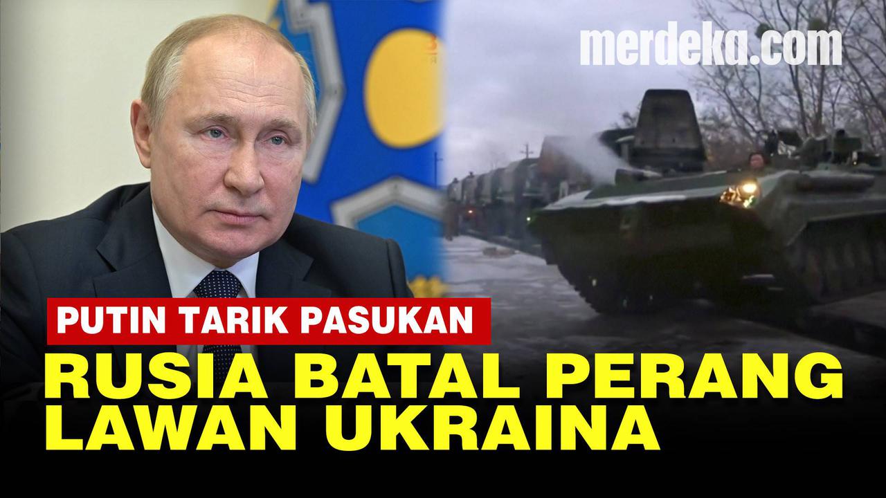 VIDEO: Rusia dan Ukraina Batal Perang, Keputusan Putin Masih Bikin AS Ragu