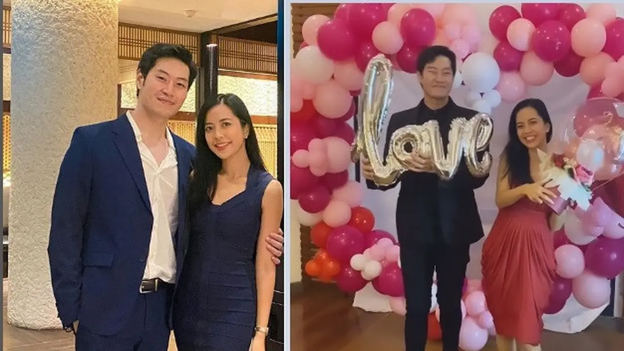 Yeslin Wang dan kekasihnya
