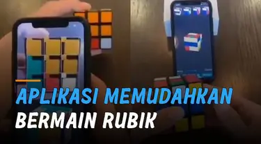 Warganet menyebut main rubik jadi percuma dengan adanya aplikasi ini.