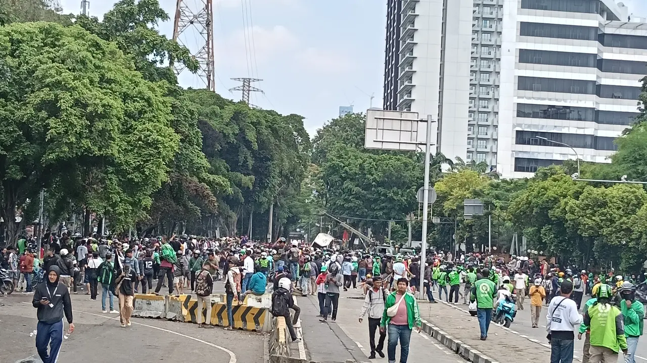 Pencarian Mako Brimob Kwitang di peta Google sudah kembali normal pada Jumat siang, (29/8/2025). (Foto: Liputan6.com/Maulandy R)