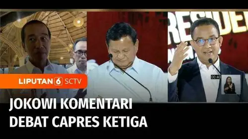 VIDEO: Jokowi Nilai Debat Capres Tidak Mengedukasi, Menyerang Pribadi, dan Keluar dari Konteks