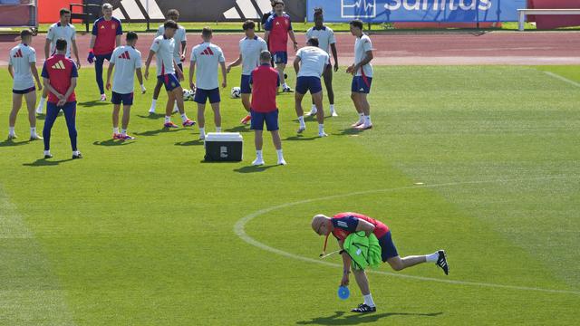 Latihan Timnas Spanyol