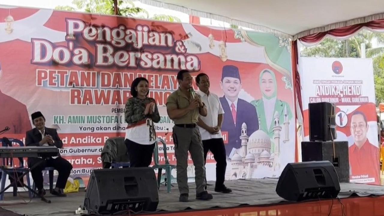 Andika-Hendi menyambangi ribuan petani di Rawapening