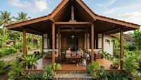 7 Inspirasi Rumah Minimalis di Kampung dengan Atap Joglo Sederhana yang Estetik
