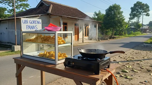 Ide usaha gorengan sore hari ubi goreng