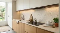 8 Inspirasi Backsplash Dapur Minimalis, Material Sederhana yang Beri Kesan Mahal