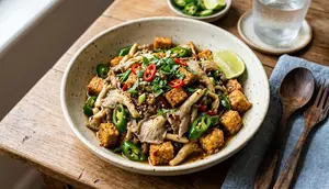 Resep Jamur Tiram Tumis Tempe dan Cabai Hijau, Sajian Rumahan Lezat Penuh Gizi