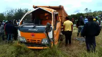 Kronologi Truk Terguling yang Tewaskan Anak Pengungsi Sinabung