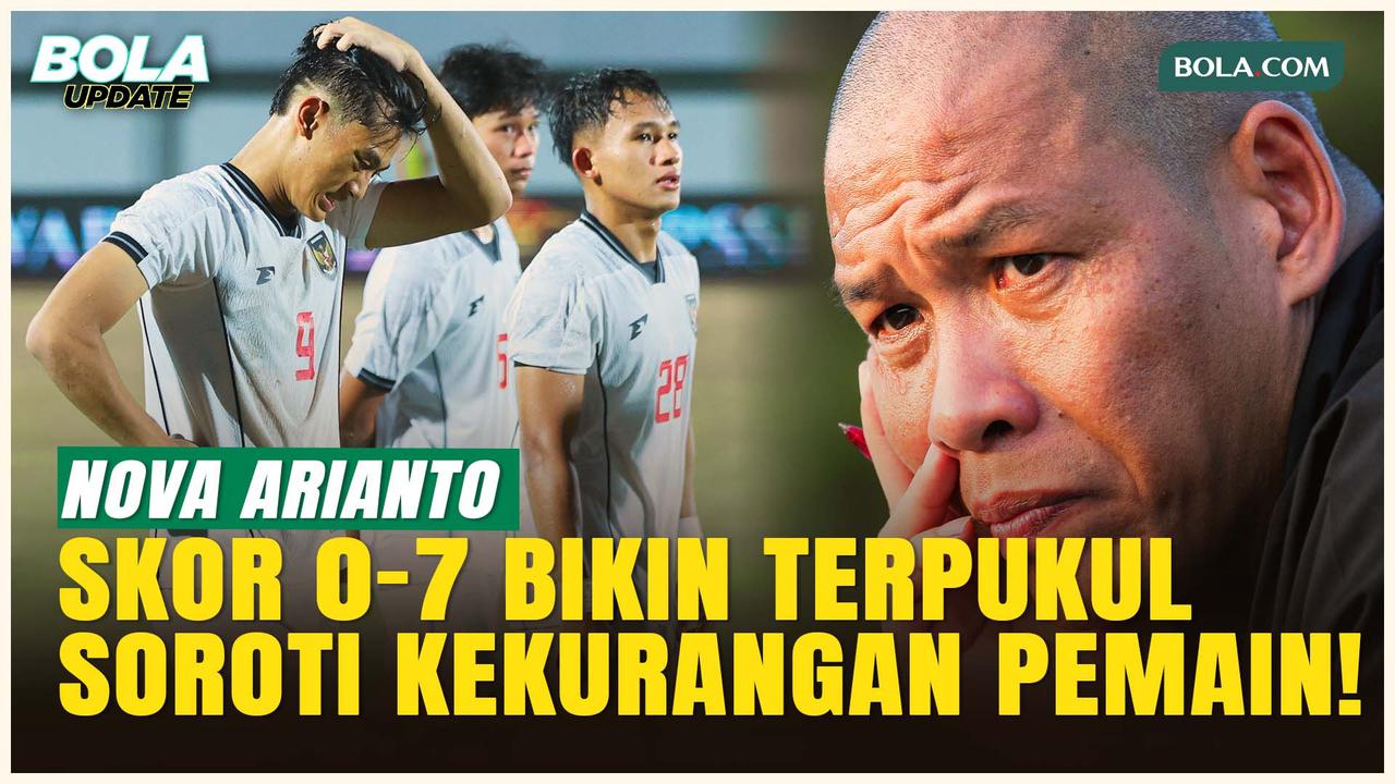 Digebuk Timnas China 0-7, Nova Arianto Ungkap Timnas Indonesia U-17 Kekurangan Pemain