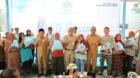 HUT Ke-15 BNPP, Mendagri Bagikan 2.000 Paket Sembako Untuk Warga Tanah Tinggi