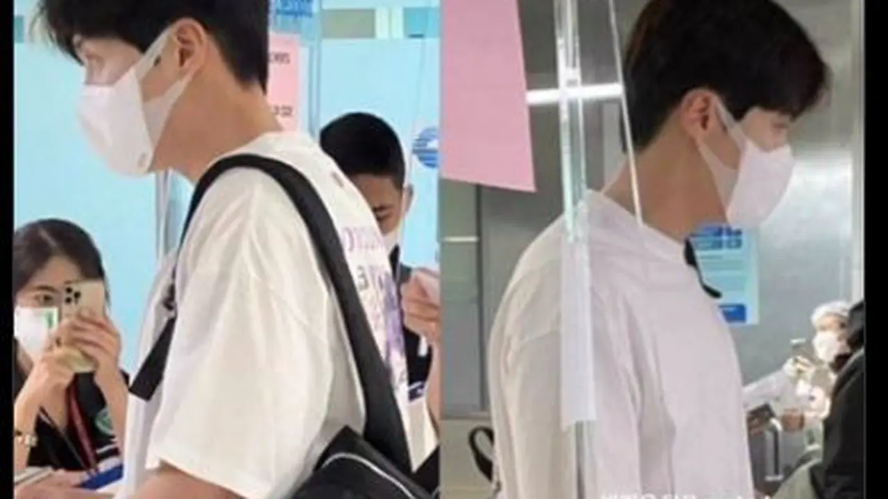 Unggahan warganet mengenai kedatangan Kim Seon Ho di Thailand. (Twitter/kseonhoarchives)