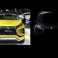 Perbandingan XM Concept dan teaser Small MPV Mitsubishi.