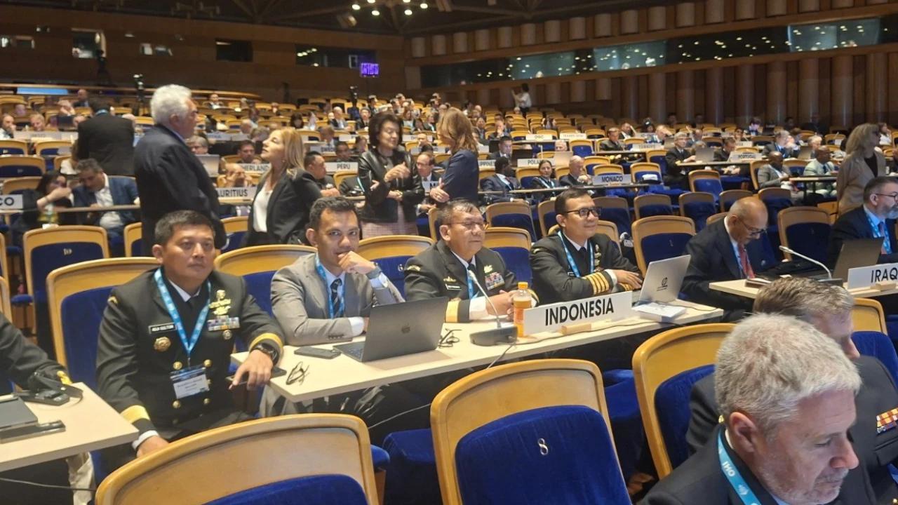 FOTO: Pushidrosal TNI AL Perkuat Peran Indonesia dalam Forum Hidrografi Dunia di Monaco