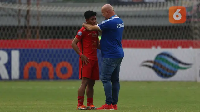 Ekspresi Pemain Persija Jakarta Setelah Pertandingan Melawan Persib Bandung