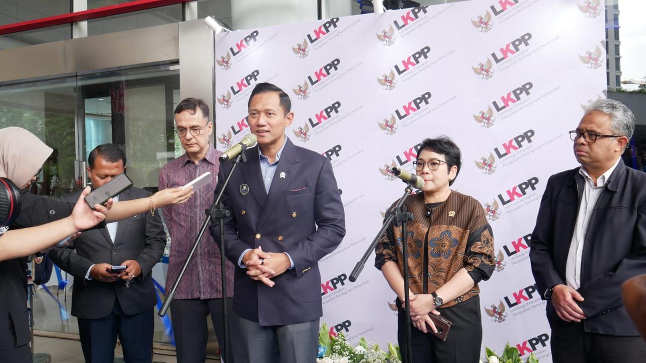 Menko AHY dan LKPP Sinergi Genjot Infrastruktur Tangguh terhadap Bencana