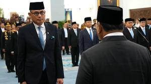 Prabowo Lantik Arrmanatha Nasir Sebagai Menlu, Begini Prosesi dan Kiprahnya
