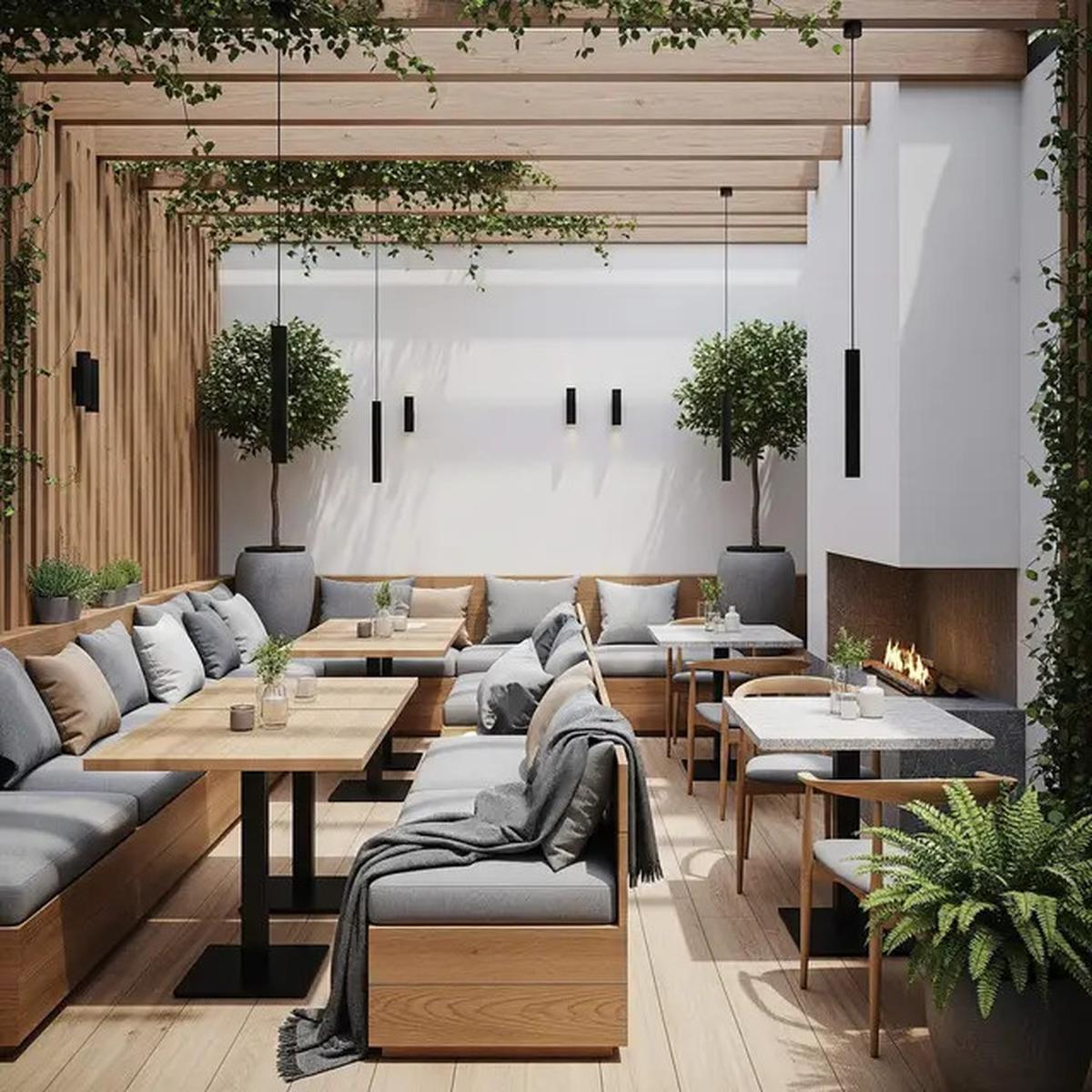 10 Model Teras Rumah Modern Cocok untuk Warung Kopi Kekinian di 2025, Estetik dan Hemat Biaya
