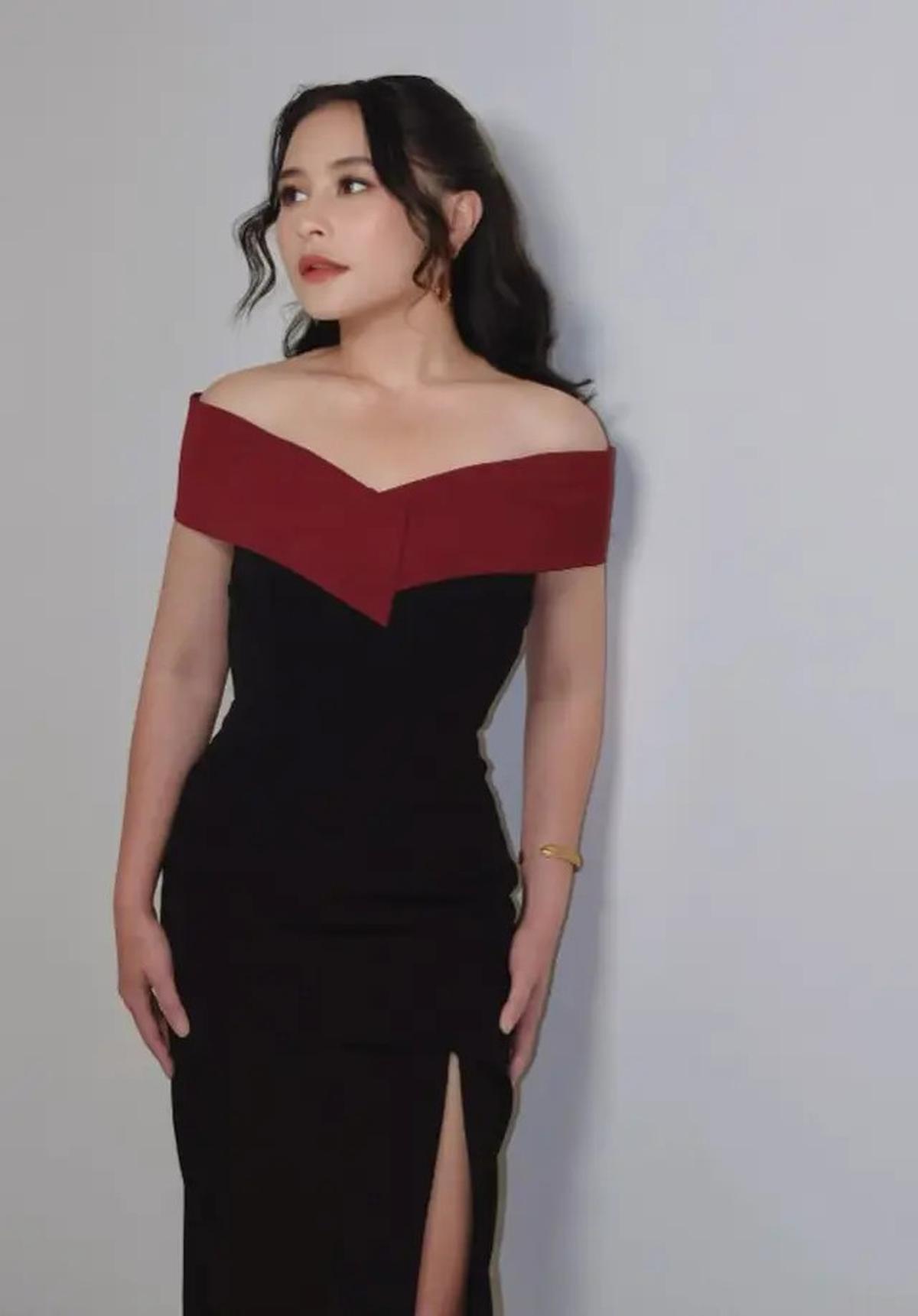Potret Prilly Latuconsina dengan Busana Hitam, Inspirasi Tampil Jenjang untuk Wanita Tinggi 150 cm-an