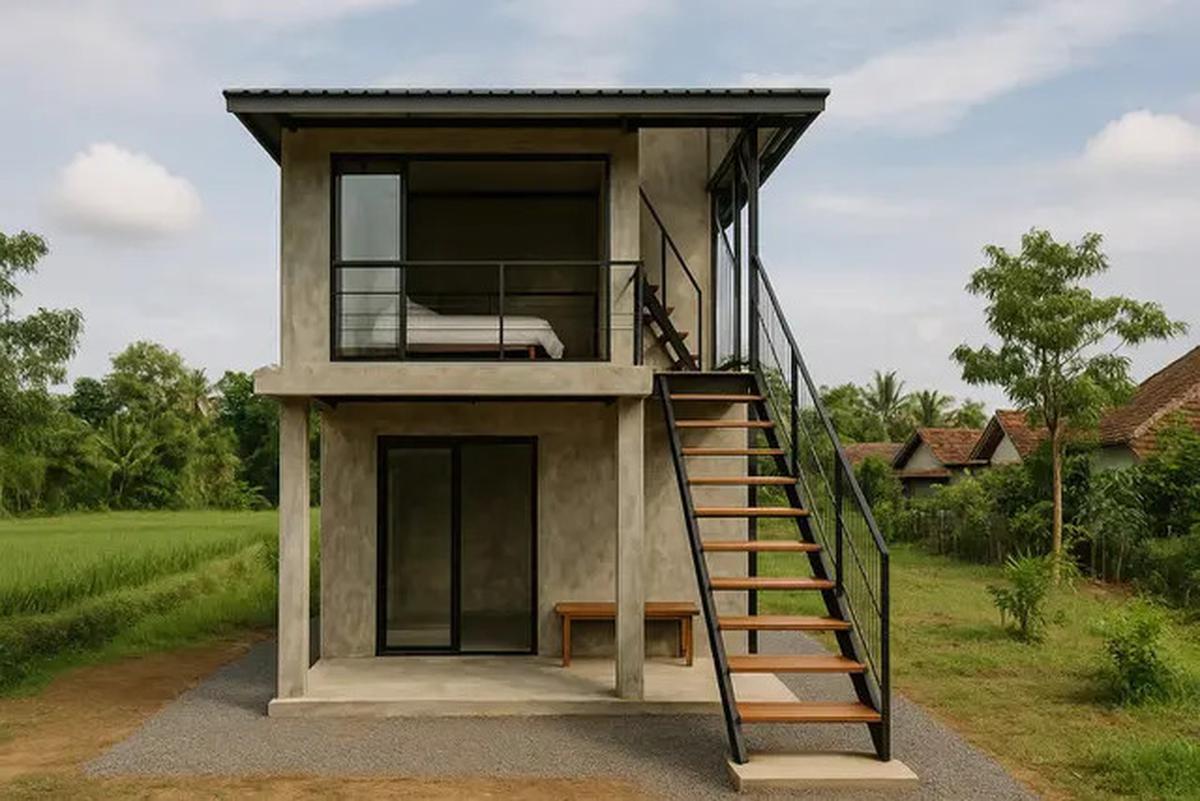 10 Model Rumah Mungil di Desa dengan Mezzanine Minimalis, Sudut Kecil Ini Auto Jadi Tempat Favorit