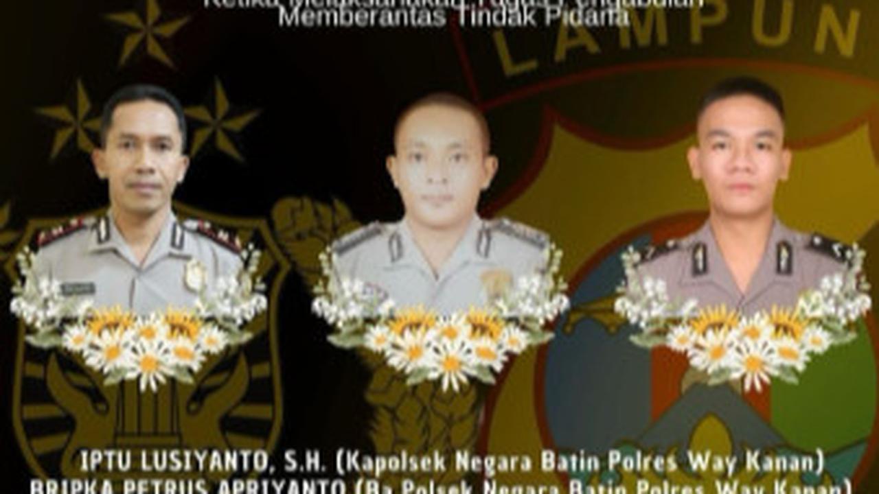 Jenderal Anak Eks Kapolri Berduka Tiga Polisi Gugur Ditembak