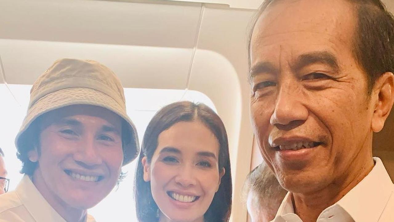 Intip Lukisan Gambar Jokowi Karya Anak Vino G Bastian, Ditanda Tangan Presiden Bikin Jizzy Kegirangan